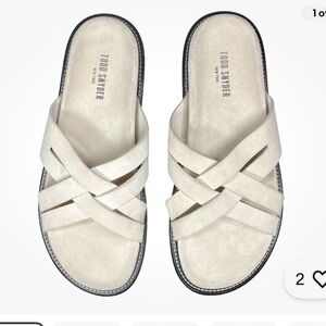 Todd Snyder Nomad suede sandals in Ecru, Men’s 8/ Women’s 9.5